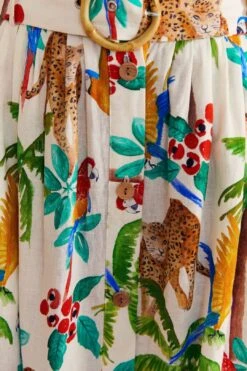 Farm Rio Tropical Paradise Midi Skirt 12 Farm Rio Tropical Paradise Midi Skirt -Farm Rio Dress Shop 313626 05