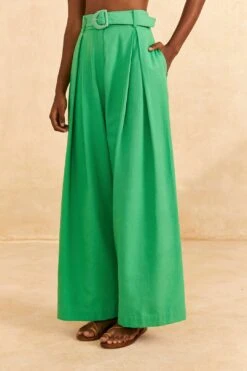 Farm Rio Bright Green Tailored Pants -Farm Rio Dress Shop 313628 03