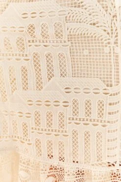 Farm Rio Off-White Morada Boa Guipure Dress -Farm Rio Dress Shop 313631 05