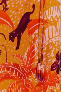 Farm Rio Beige Jungle Panther Lenzing™ Ecovero™ Viscose Midi Dress 14 Farm Rio Beige Jungle Panther Lenzing™ Ecovero™ Viscose Midi Dress -Farm Rio Dress Shop 313673 06