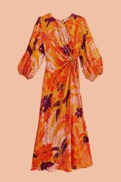 Farm Rio Beige Jungle Panther Lenzing™ Ecovero™ Viscose Midi Dress 15 Farm Rio Beige Jungle Panther Lenzing™ Ecovero™ Viscose Midi Dress -Farm Rio Dress Shop 313673 07