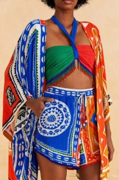 Farm Rio Off-White Pitta Colors Shorts 10 Farm Rio Off-White Pitta Colors Shorts -Farm Rio Dress Shop 313676 03