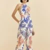 Farm Rio Off-White Mixed Lobsters Jumpsuit 1 Farm Rio Off-White Mixed Lobsters Jumpsuit -Farm Rio Dress Shop 313681 01