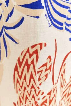 Farm Rio Off-White Mixed Lobsters Jumpsuit -Farm Rio Dress Shop 313681 05