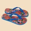 Farm Rio Blue Flowers Garden Havaianas Sandals -Farm Rio Dress Shop 313727 01