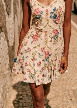 Farm Rio Romantic Garden Daniela Short Dress -Farm Rio Dress Shop 313774 02