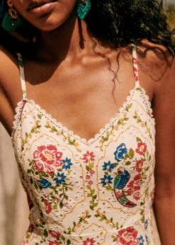 Farm Rio Romantic Garden Daniela Short Dress -Farm Rio Dress Shop 313774 05