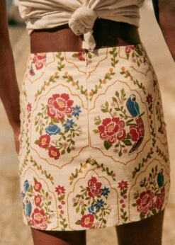 Farm Rio Romantic Garden Malia Mini Skirt 7 Farm Rio Romantic Garden Malia Mini Skirt -Farm Rio Dress Shop 313776 03