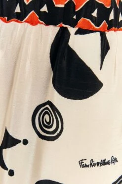 Farm Rio Off-White Pitta Soul Pants -Farm Rio Dress Shop 314082 04