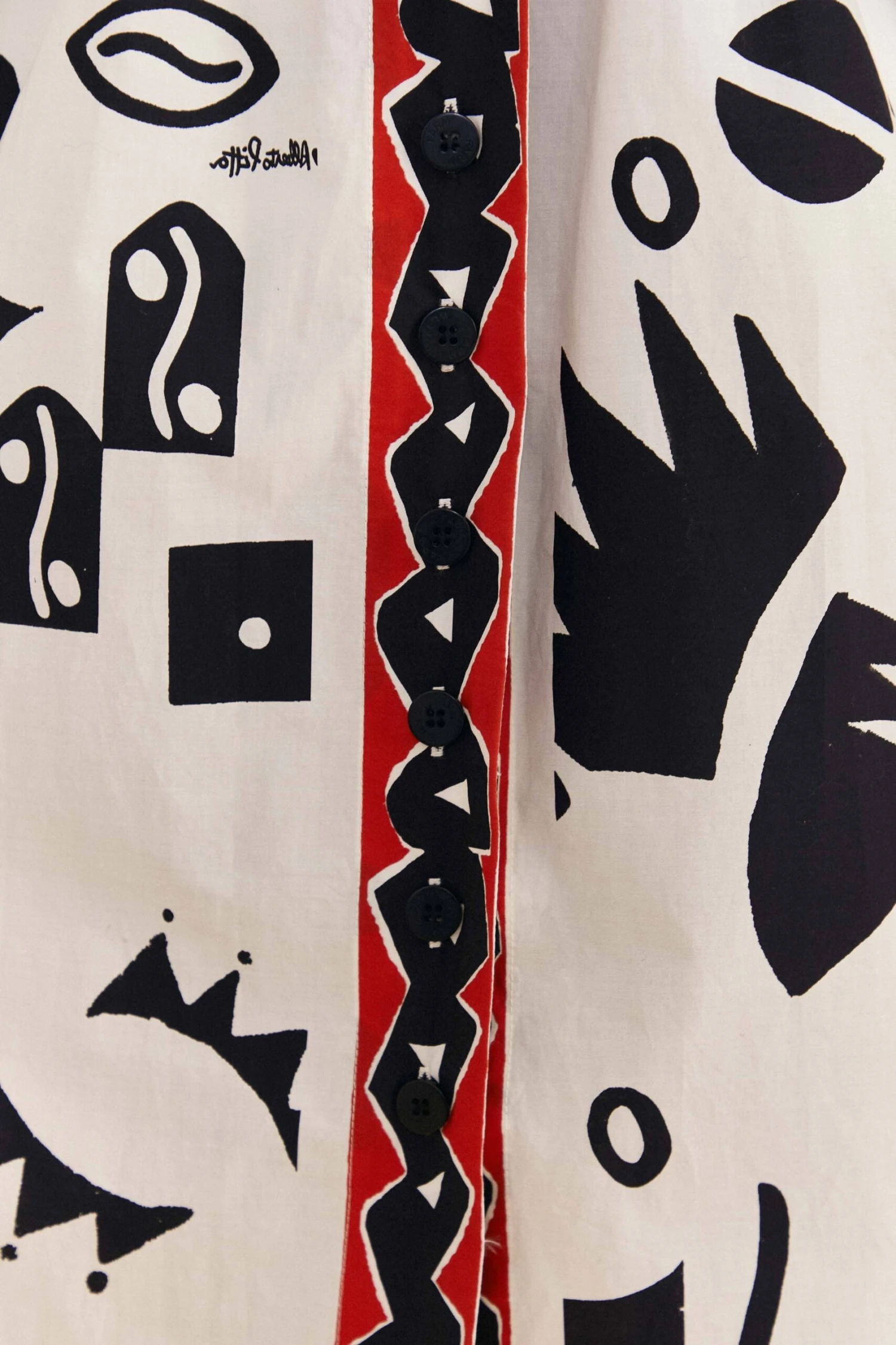 Farm Rio Off-White Pitta Soul Puff Sleeve Midi Dress 7 Farm Rio Off-White Pitta Soul Puff Sleeve Midi Dress - Image 5