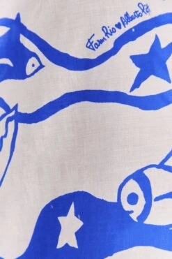 Farm Rio Off-White Pitta Waves Smocked Blouse 12 Farm Rio Off-White Pitta Waves Smocked Blouse -Farm Rio Dress Shop 314085 05