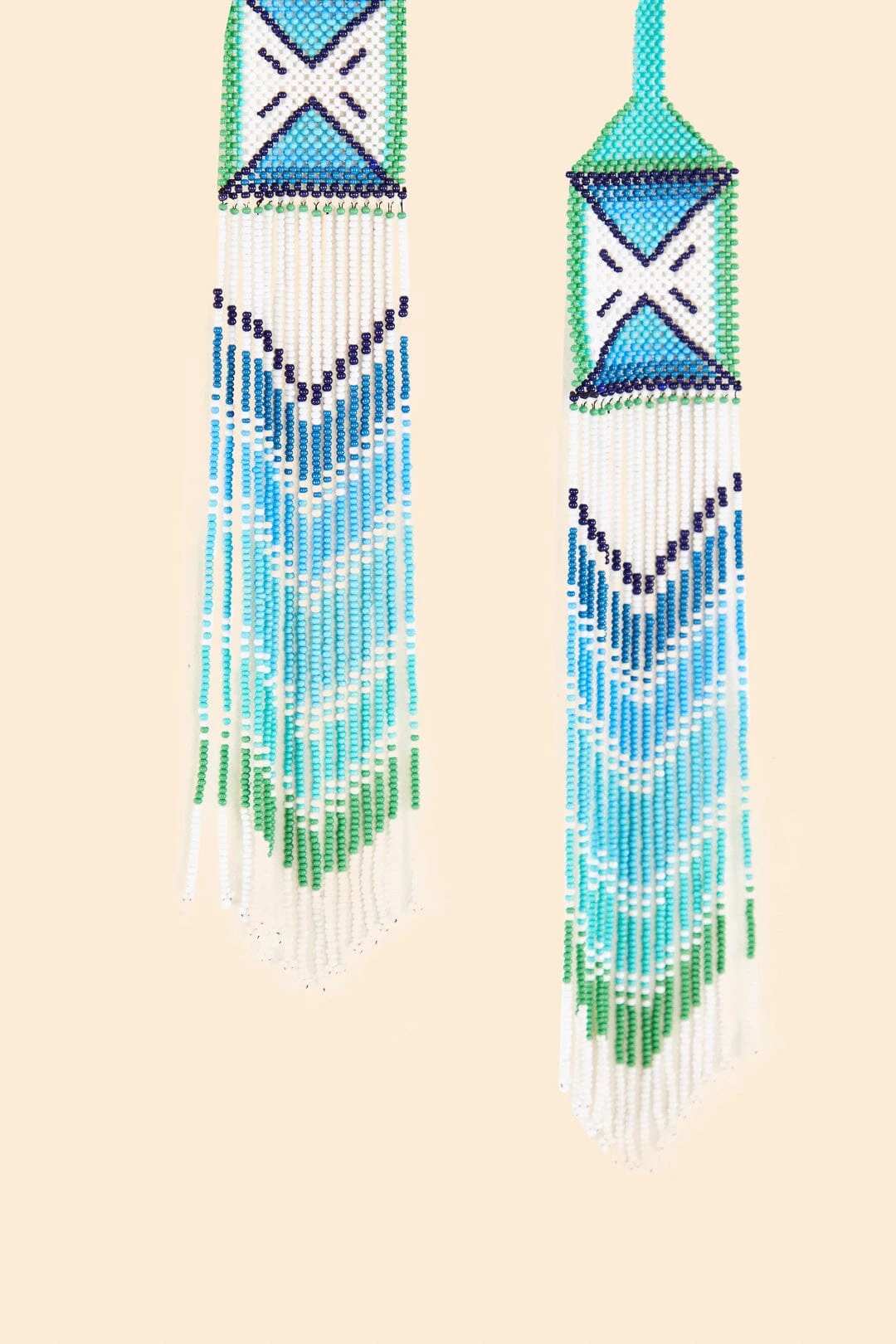 Farm Rio Yawanawa Maxi Beaded Earrings 4 Farm Rio Yawanawa Maxi Beaded Earrings - Image 2