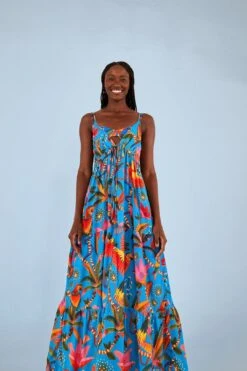 Farm Rio Blue Macaw Party Cover Up