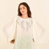 Farm Rio Off White Lace Blouse -Farm Rio Dress Shop 314470 01
