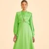 Farm Rio Lime Shoulder Pads Maxi Dress -Farm Rio Dress Shop 314476 01