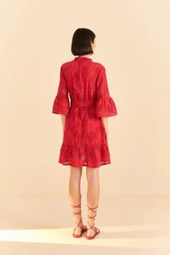 Farm Rio Red Palm Tree Mini Dress -Farm Rio Dress Shop 314488 04