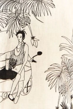 Farm Rio Off-White Moto Love Pants -Farm Rio Dress Shop 314490 04