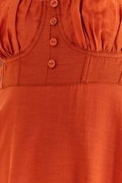 Farm Rio Brown Sleeveless Maxi Dress 11 Farm Rio Brown Sleeveless Maxi Dress -Farm Rio Dress Shop 314507 05