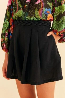 Farm Rio Black Shorts -Farm Rio Dress Shop 314513 03