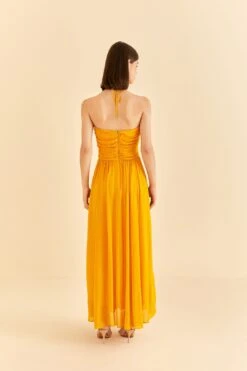 Farm Rio Yellow Sleeveless Maxi Dress With Sun Buckle 10 Farm Rio Yellow Sleeveless Maxi Dress With Sun Buckle -Farm Rio Dress Shop 314753 04