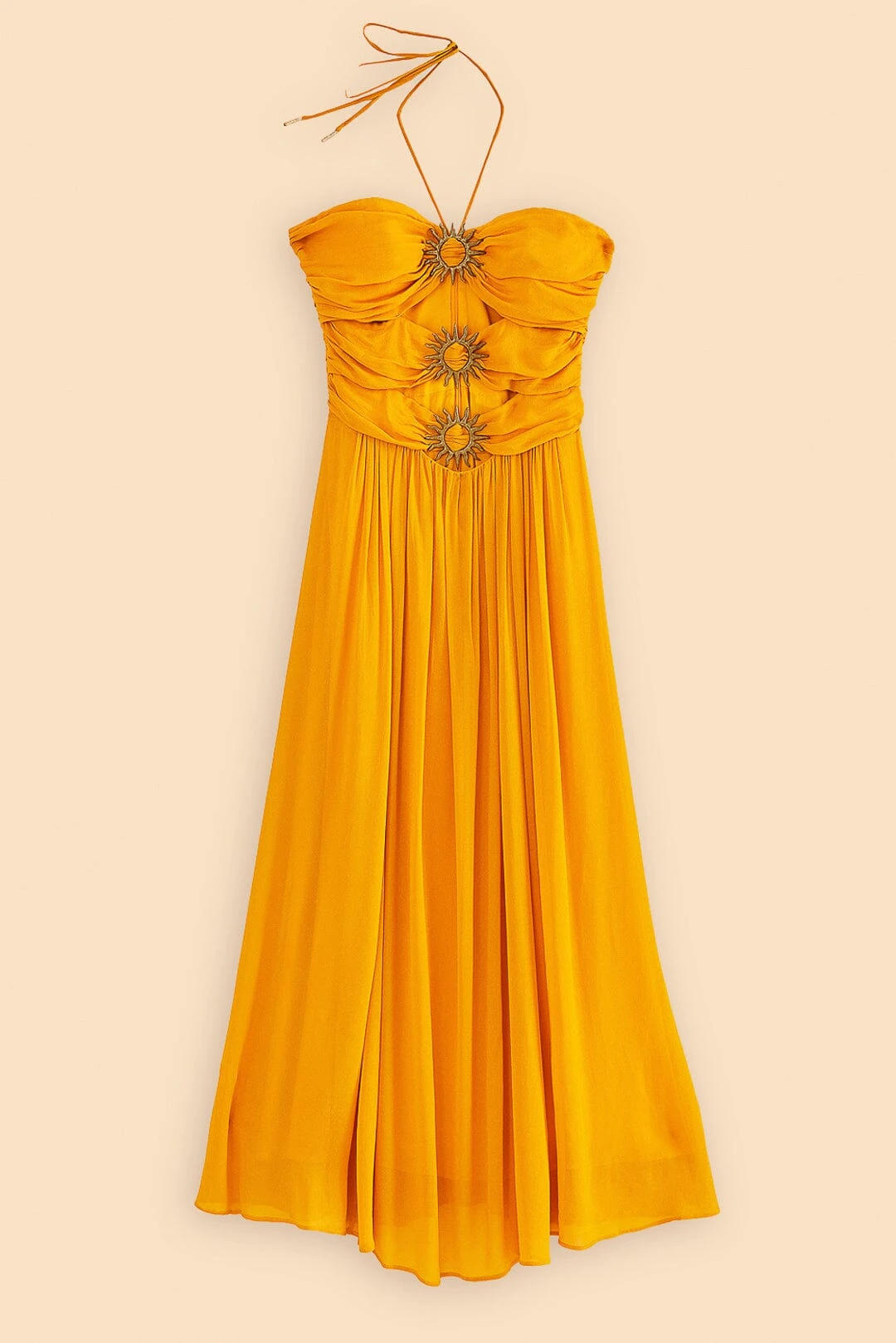 Farm Rio Yellow Sleeveless Maxi Dress With Sun Buckle 7 Farm Rio Yellow Sleeveless Maxi Dress With Sun Buckle - Image 6