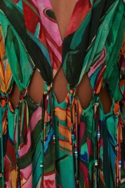 Farm Rio Banana Foliage V Neckline Maxi Dress 13 Farm Rio Banana Foliage V Neckline Maxi Dress -Farm Rio Dress Shop 314760 06