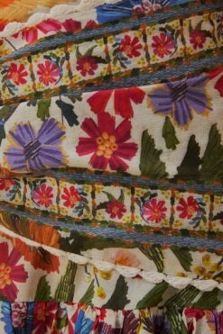 Farm Rio Off-White Tropical Yard Mini Skirt 11 Farm Rio Off-White Tropical Yard Mini Skirt -Farm Rio Dress Shop 315950 05