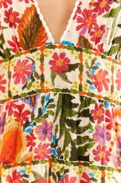 Farm Rio Off-White Tropical Yard Sleeveless Midi Dress 11 Farm Rio Off-White Tropical Yard Sleeveless Midi Dress -Farm Rio Dress Shop 315951 05