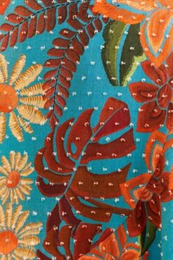 Farm Rio Blue Flower Dream Sleeveless Midi Dress 11 Farm Rio Blue Flower Dream Sleeveless Midi Dress -Farm Rio Dress Shop 315953 05