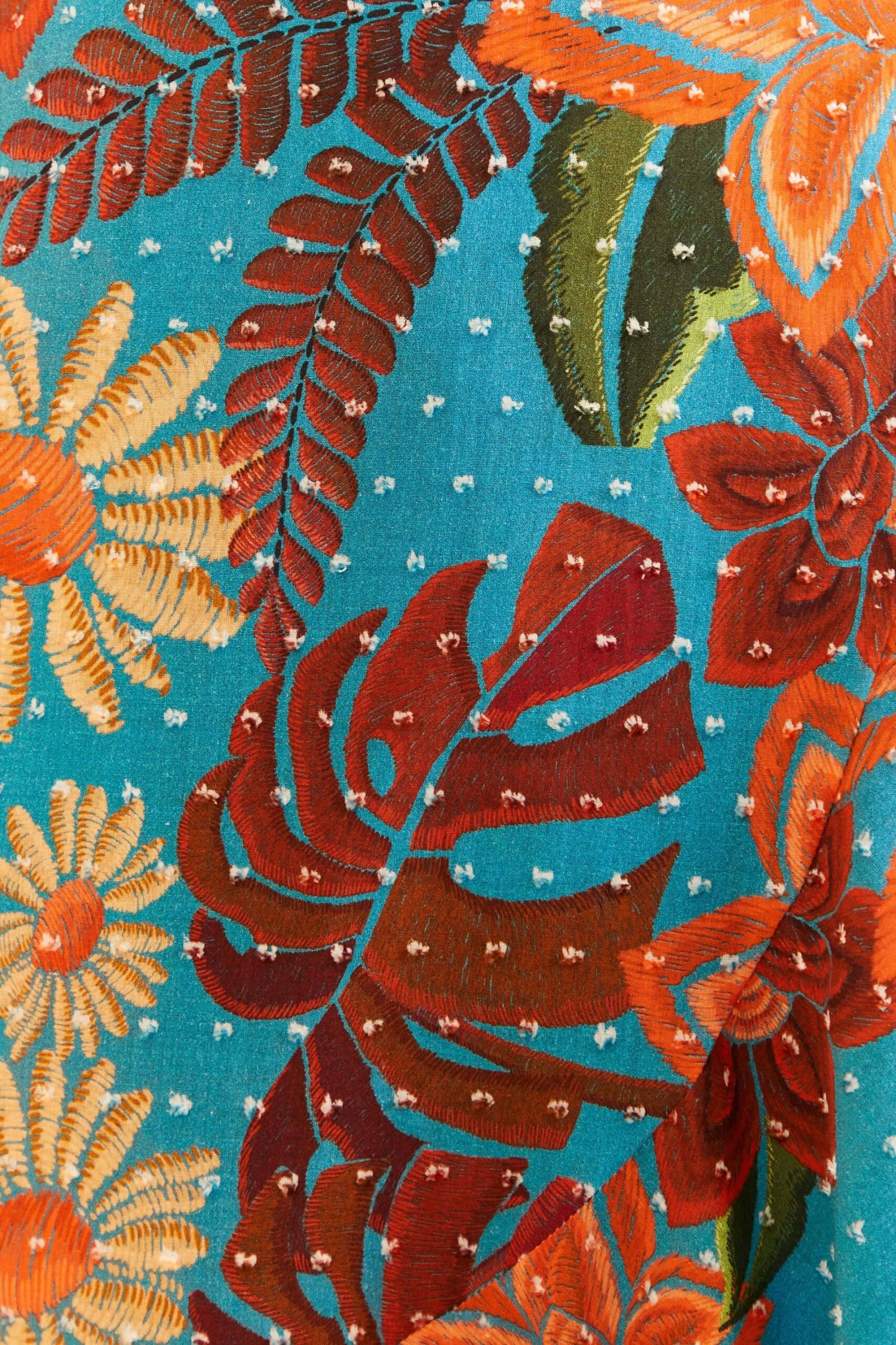 Farm Rio Blue Flower Dream Sleeveless Midi Dress 7 Farm Rio Blue Flower Dream Sleeveless Midi Dress - Image 5