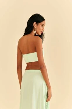 Farm Rio Mint Sleeveless Crop Top -Farm Rio Dress Shop 316420 04