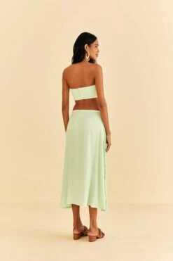 Farm Rio Mint Midi Skirt -Farm Rio Dress Shop 316421 03