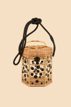 Farm Rio Black Waiwai Bag -Farm Rio Dress Shop 317980 05