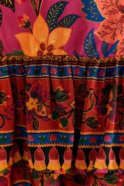 Farm Rio Pink Tropical Tapestry Mini Skirt 11 Farm Rio Pink Tropical Tapestry Mini Skirt -Farm Rio Dress Shop 318099 05