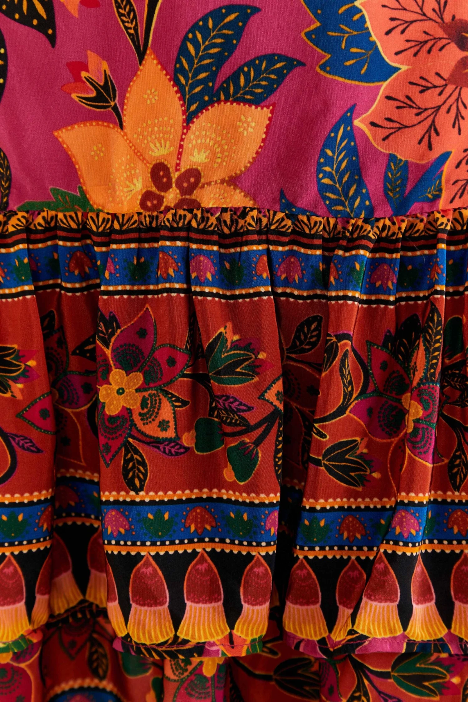 Farm Rio Pink Tropical Tapestry Mini Skirt 7 Farm Rio Pink Tropical Tapestry Mini Skirt - Image 5