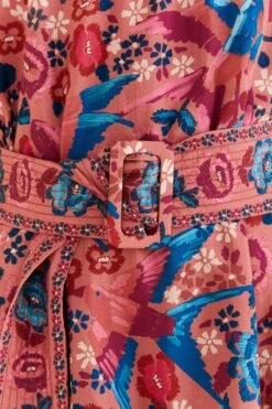 Farm Rio Blush Floral Birds Mini Dress -Farm Rio Dress Shop 318135 06