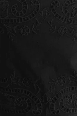 Farm Rio Black Embroidered Blouse -Farm Rio Dress Shop 318256 04