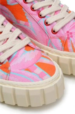 Farm Rio Red Coconut Tree Flatform Sneaker -Farm Rio Dress Shop 318418 02