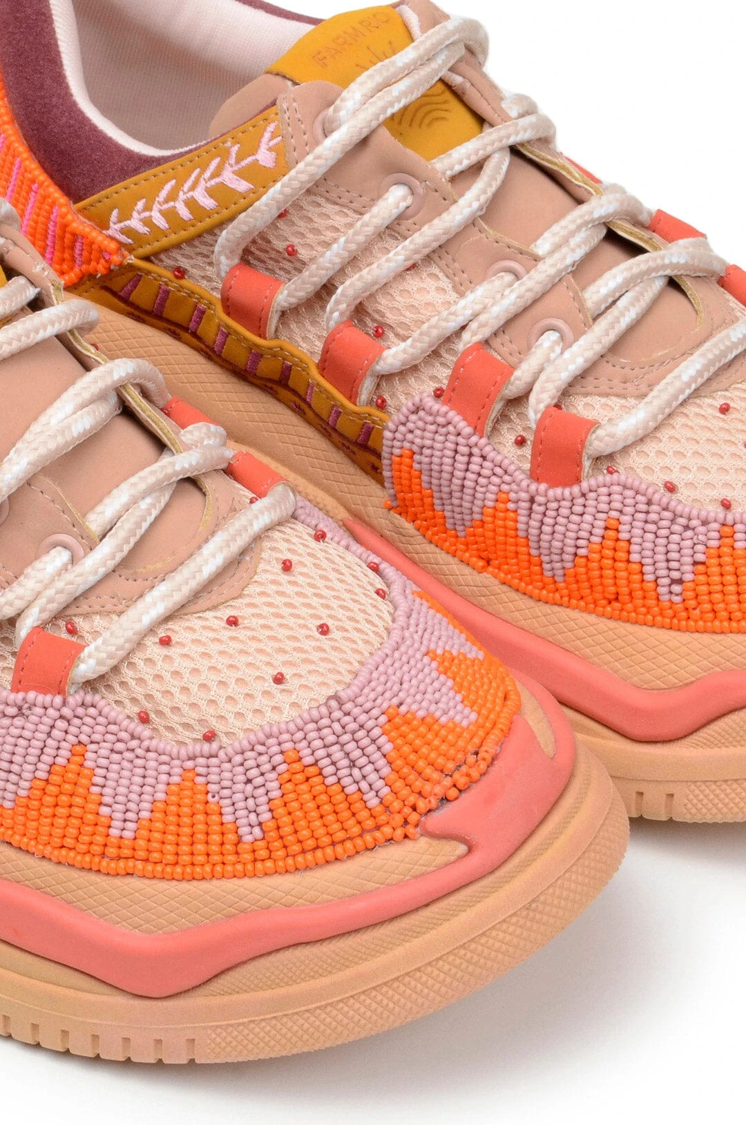 Farm Rio Beige Jungle Panther Platform Sneaker 4 Farm Rio Beige Jungle Panther Platform Sneaker - Image 2