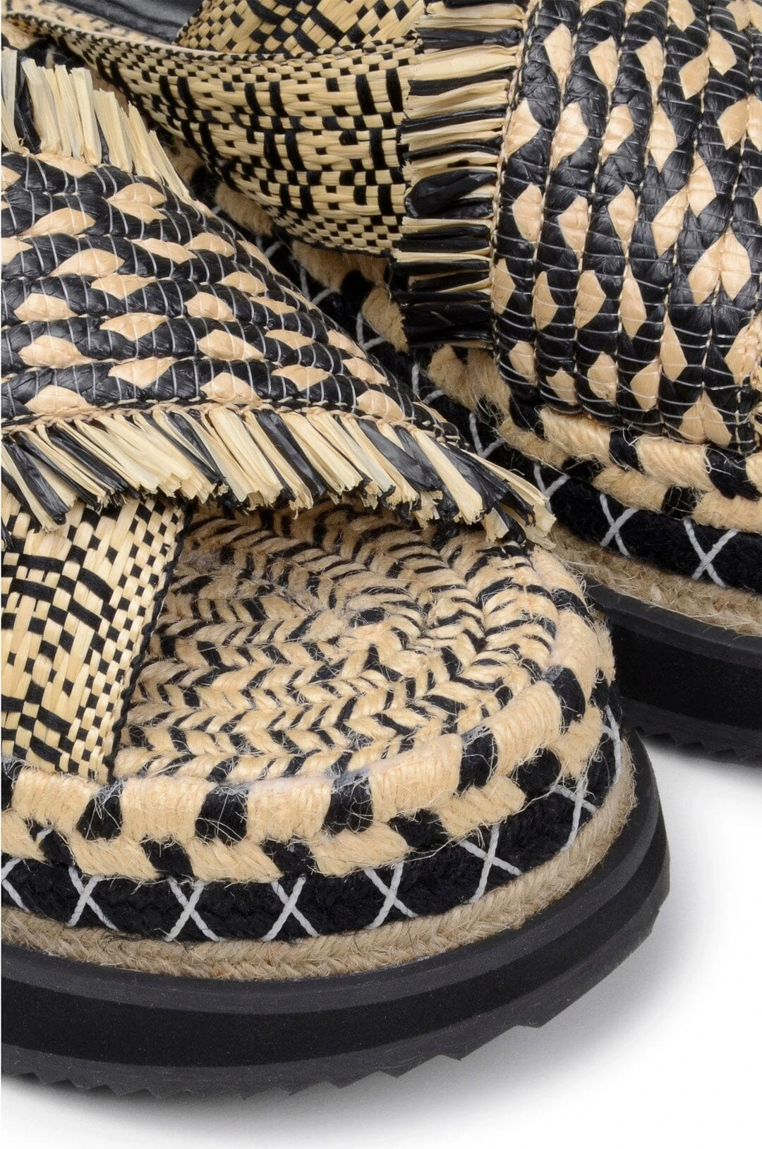 Farm Rio Black Wedge Flatform Slide Sandal 4 Farm Rio Black Wedge Flatform Slide Sandal - Image 2