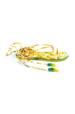 Farm Rio Off White Peppers Lace Up Flat Sandal -Farm Rio Dress Shop 318484 03