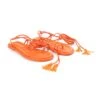Farm Rio Orange Lace Up Flat Sandal