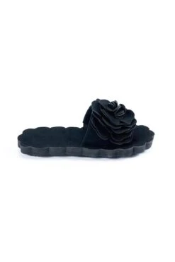 Farm Rio Black Flower Cloud Slide Sandal -Farm Rio Dress Shop 318495 03