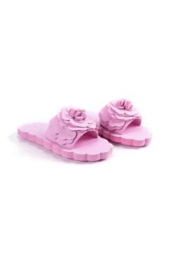 Farm Rio Pink Flower Cloud Slide Sandal