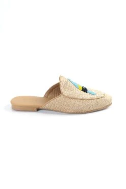 Farm Rio Sand Macaw Artisanal Loafer Mule 7 Farm Rio Sand Macaw Artisanal Loafer Mule -Farm Rio Dress Shop 318527 03