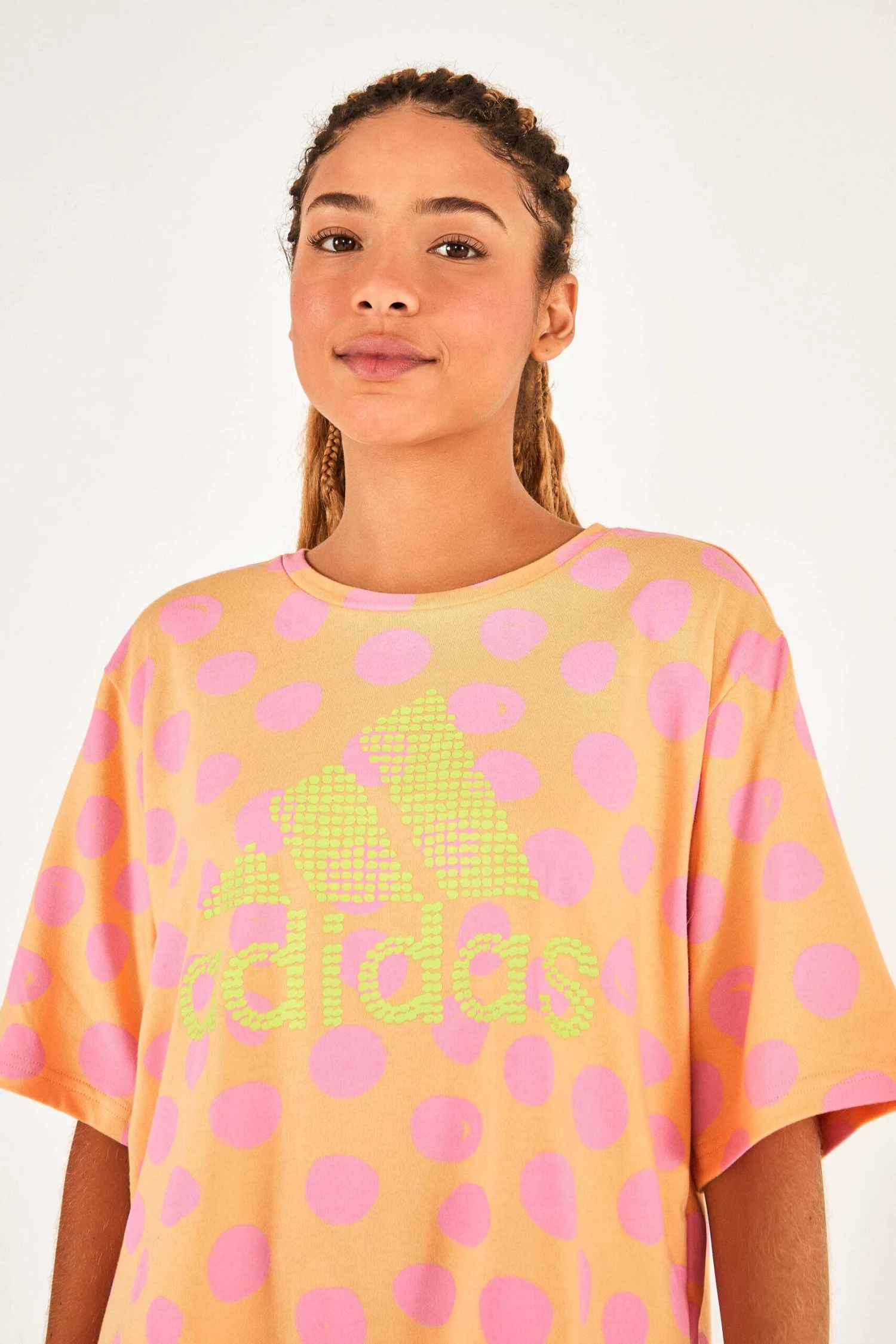 ADIDAS FARM TOTALLY NEW RIO T-SHIRT LIGHT PINK 5 ADIDAS FARM TOTALLY NEW RIO T-SHIRT LIGHT PINK - Image 3