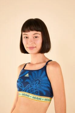 Farm Rio ADIDAS FARM LS Bra Blue