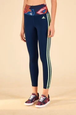 Farm Rio ADIDAS FARM TR Tights Blue -Farm Rio Dress Shop HI5225 03