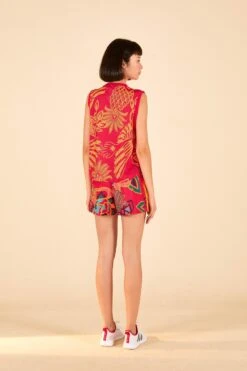 Farm Rio ADIDAS FARM Tank Top Vivid Berry -Farm Rio Dress Shop HL6082 02