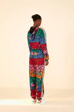 Farm Rio Adidas Farm Trackpants Black -Farm Rio Dress Shop HS1181 03